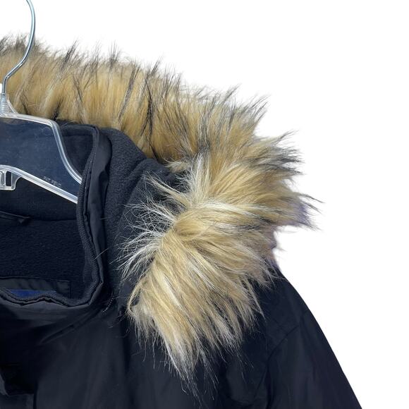 NWT $148 ROCA WEAR CLASSIC Women's HOODED PARKA Faux Fur Trim Black PLUS SIZE 3X - Picture 7 of 8
